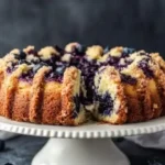 Cream Blueberry Coffee Cake