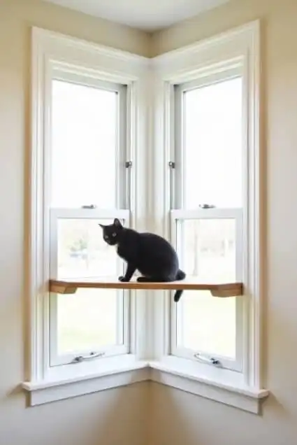 DIY cat window perch ideas