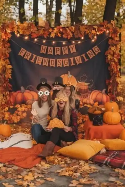 Friendsgiving dinner party decor ideas