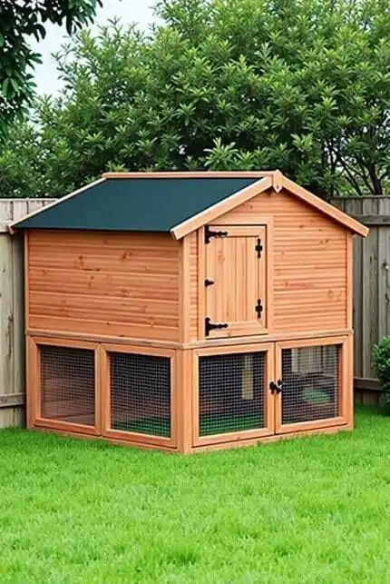 DIY outdoor rabbit hutch ideas