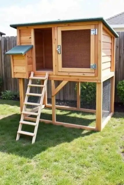 DIY outdoor rabbit hutch ideas