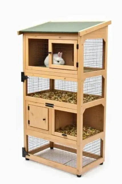 DIY outdoor rabbit hutch ideas