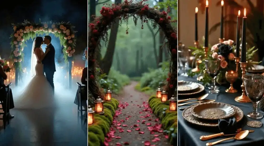 Dark fairytale wedding ideas