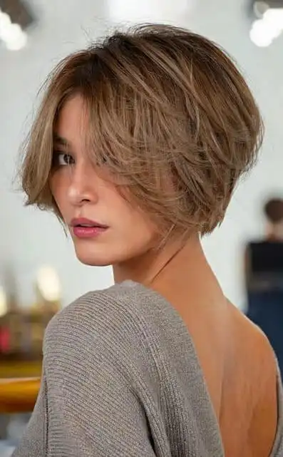 Bouncy bob haircut