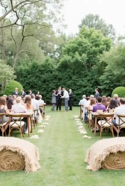 Small backyard wedding reception ideas