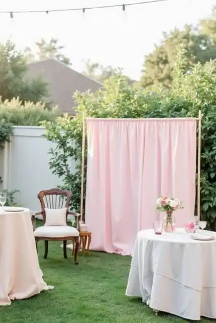 Small backyard wedding reception ideas