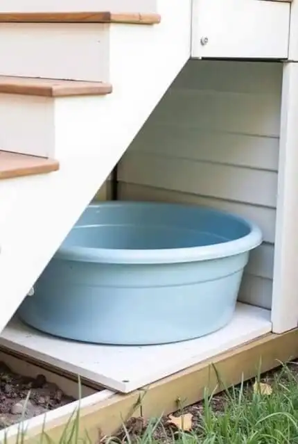 DIY outdoor dog bath station ideas