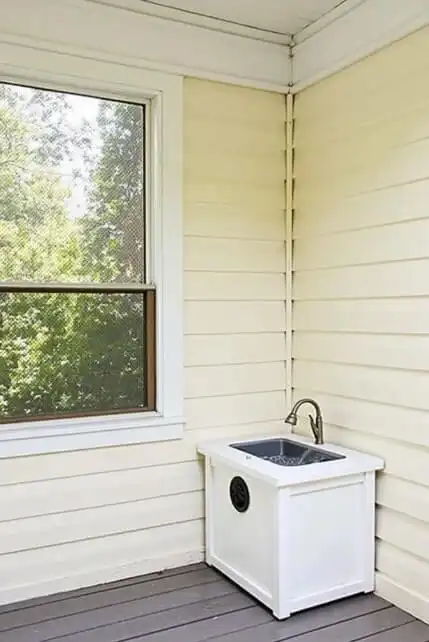 DIY outdoor dog bath station ideas