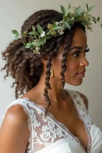 Dreadlock wedding hairstyles 2025