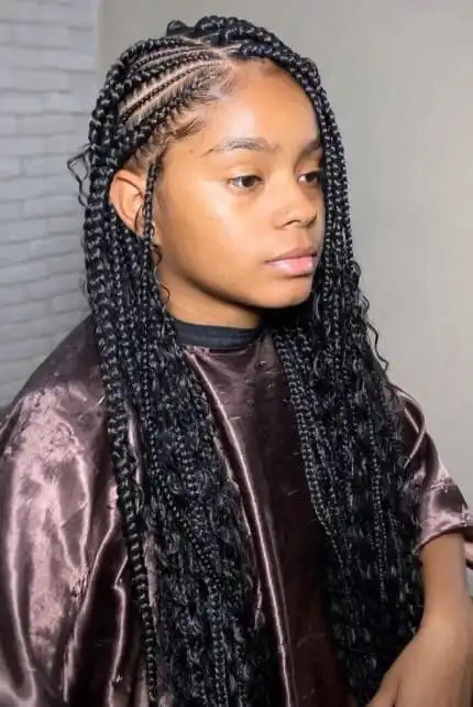 Fulani braids hairstyles 2025 