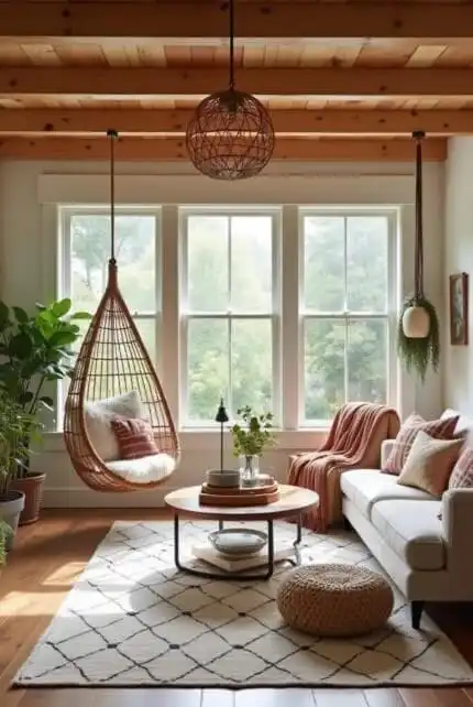 Cozy Boho Living Room Ideas