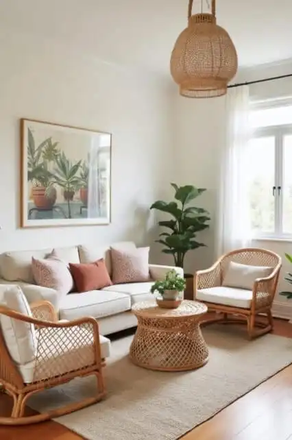 Cozy Boho Living Room Ideas