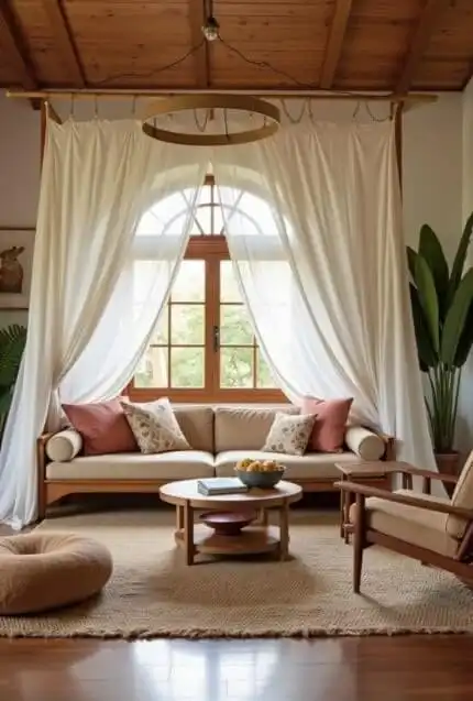 Cozy Boho Living Room Ideas

