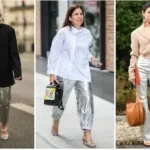 How to style silver pants