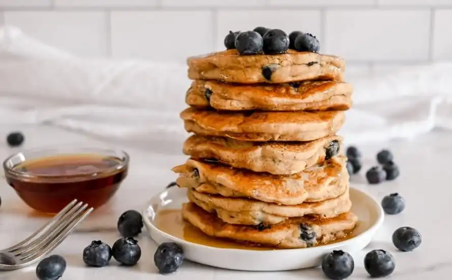 Blueberry Oatmeal Pancakes