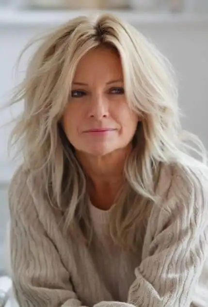 Medium shag haircuts for women over 40