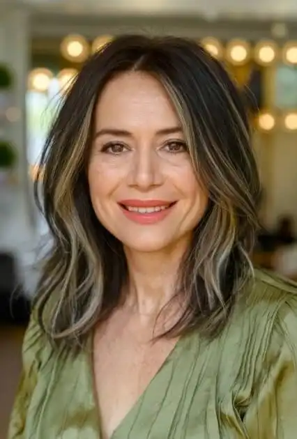 Medium shag haircuts for women over 40