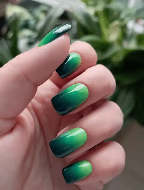 Spring ombre nails