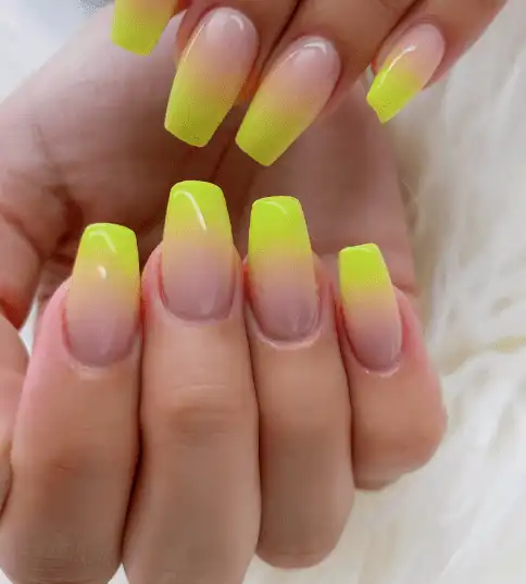 Spring ombre nails