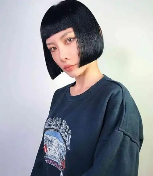 Box bob haircut

